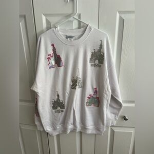 Disney White Apparel with Iconic Logo